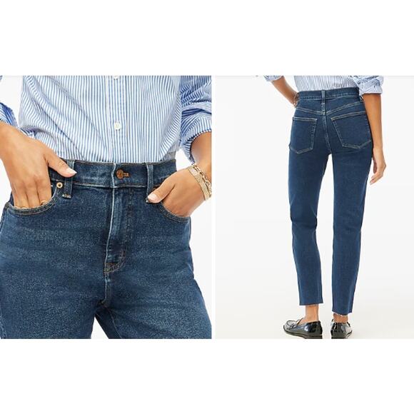 J.Crew Factory Classic Vintage All-Day Stretch Ether Blue Wash Jeans Women Sz 35 - Picture 11 of 11